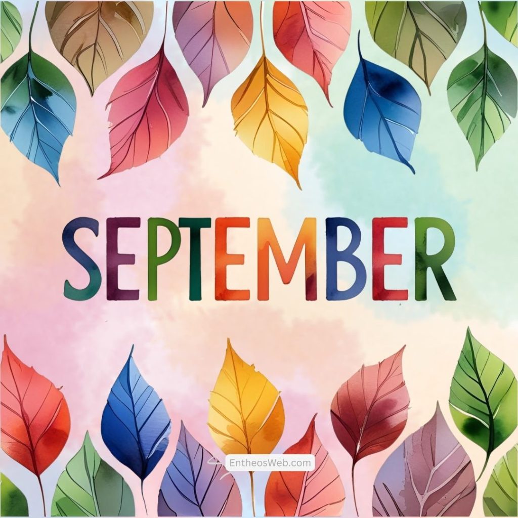 September, with leaves